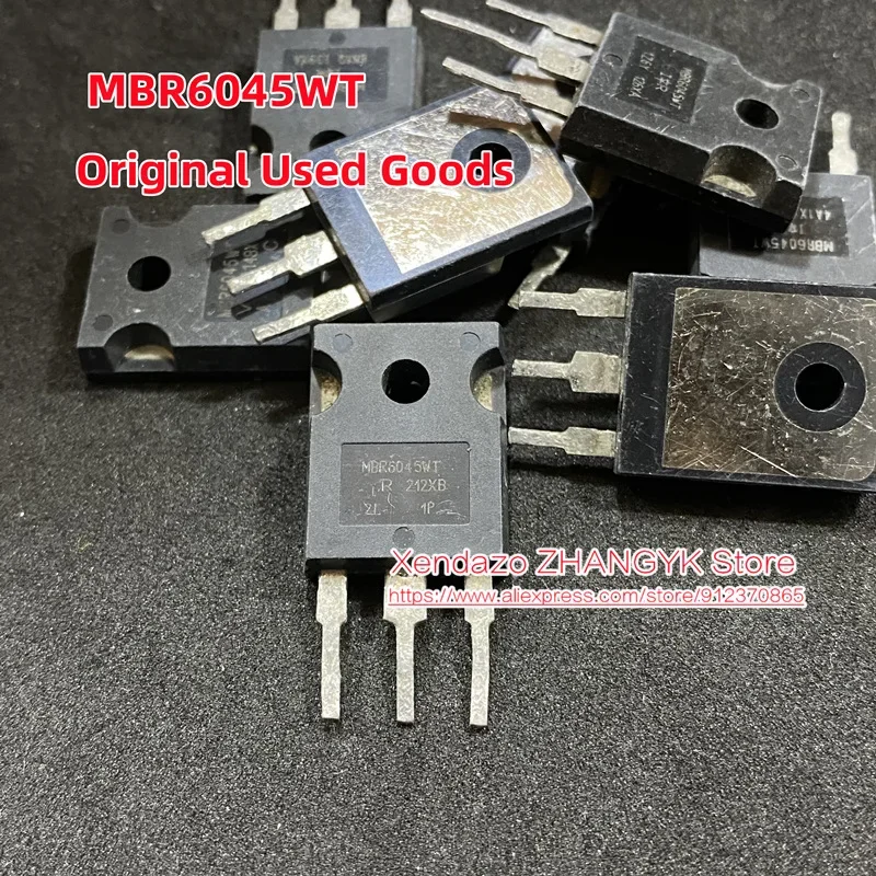 10pcs/lot Original MBR6045WT MBR6045WTPBF 45V 60A Schottky Large chip power Transistor TO-247