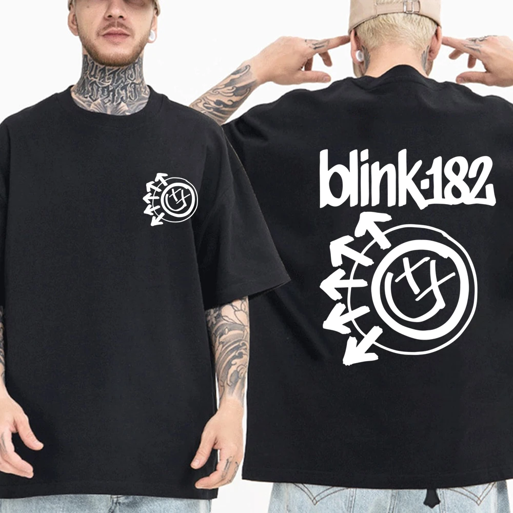 

Blink 182 World Tour 2024 T-Shirt Men Women Short Sleeve T-Shirts Cozy Soft Tee Shirt Streetwear Clothing