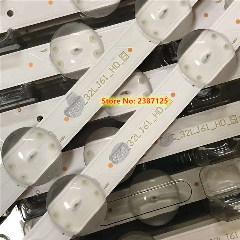 

New 10 PCS 600mm LED Backlight Strip 8LEDs For 32LJ510U 32LJ510B HC320DXN-ABSL1-A142 SC_32LJ61_HD SC_32LJ61_HD_8LED