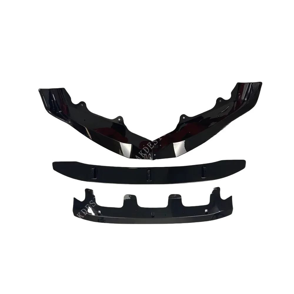 4PCS Front Bumper Splitter Lip Spoiler Protector Canard for BMW X5 F15 M Sport 2013 2014 2015 Body Kits Tuning