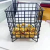 Creative Iron Storage Rack Desktop Book Pen Storage Box Large-Capacity Storage Basket Student Dormitory Sundries Storage Box 2