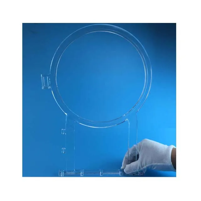 

Customized Quartz Glass Apparatus 99.99% Purity Quartz 332*236*15 CN;BEI ZCQ Tray for Silicon Wafer