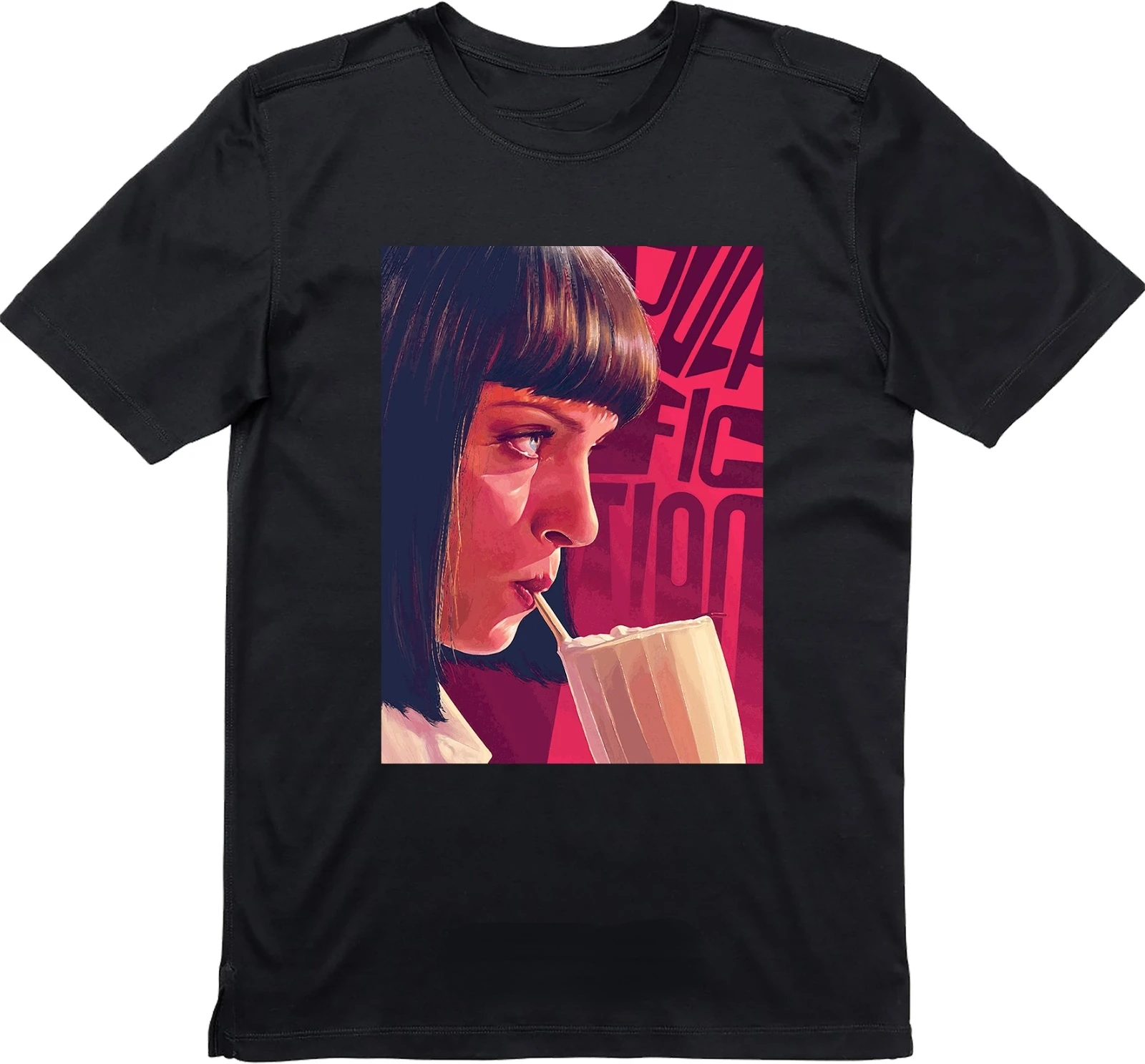 Funny Pulp Fiction TShirt Mia Wallace Quentin Tarantino Graphic