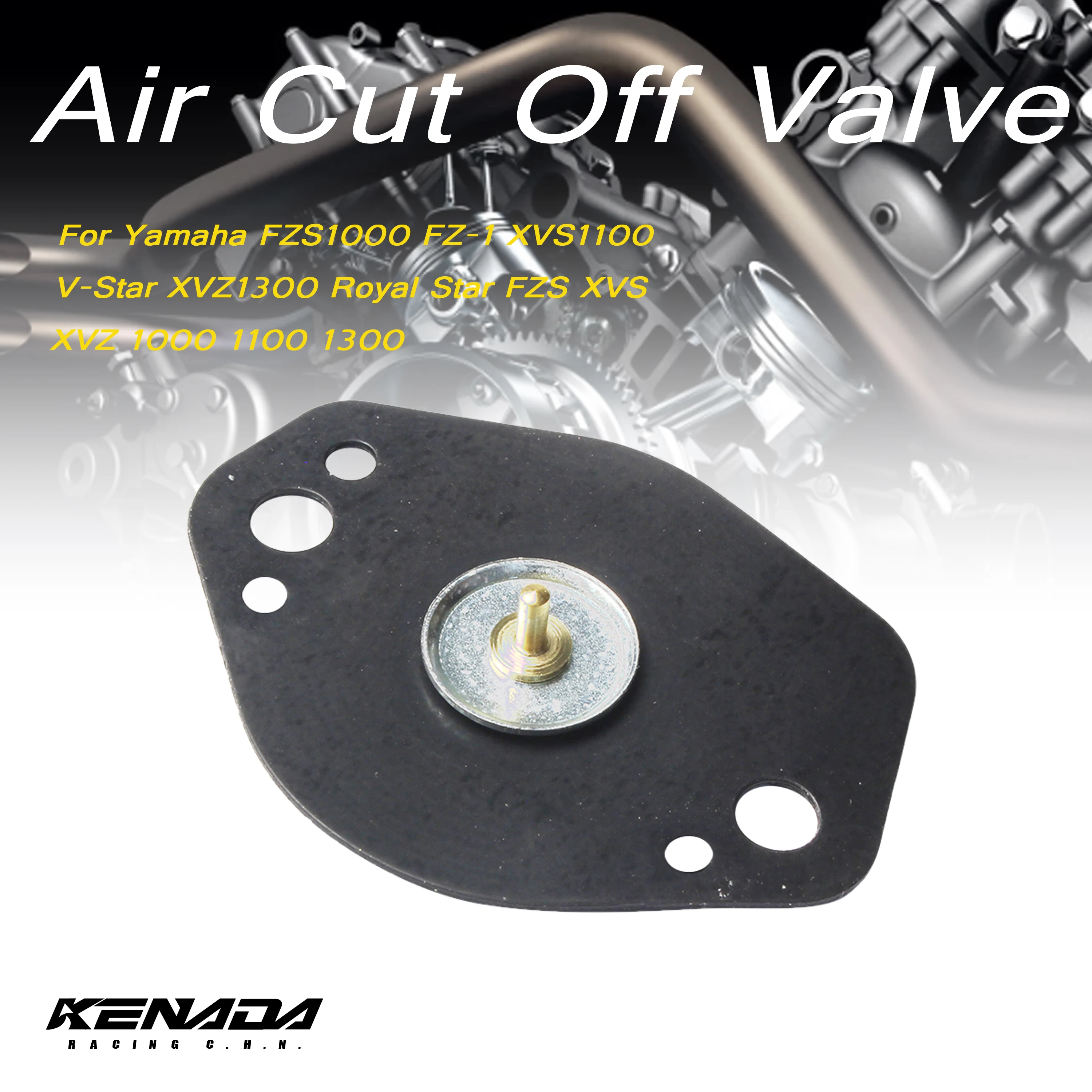 Parti Di Riparazione Del Diaframma Del Carburatore Set Di Valvole Di Interruzione Dell'Aria Per Yamaha Fzs1000 Fz Xvs1100 V-Star Xvz1300 Fzs Xvs Xvz 1