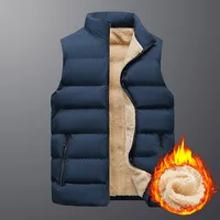Autumn WInter Large Size Men Vest 10XL 9XL 8XL 7XL Loose Fleece Vests 150KG 2