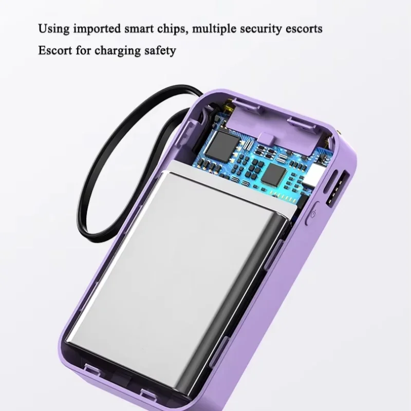 100000mAh Power Bank Portable Battery Fast Charging With 4 Wire Digital Display External Power Bank For Iphone Huawei Xiaomi 6