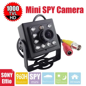 Uvusee-CCTV 소니 Effio 1000TVL 960H 10 개 주야간 IR LED 보안 카메라, D/N 미니 감시 카메라