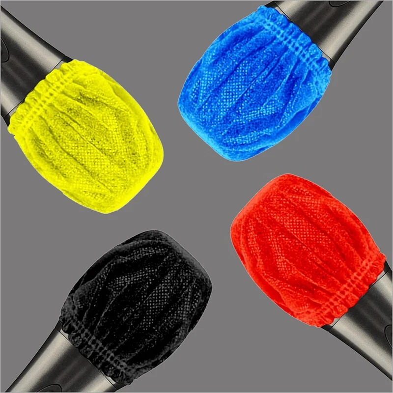 2000Pcs Disposable Microphone Cover,Handheld Microphone Windscreen For KTV Recording Studio Karaoke(Mixed Colors)