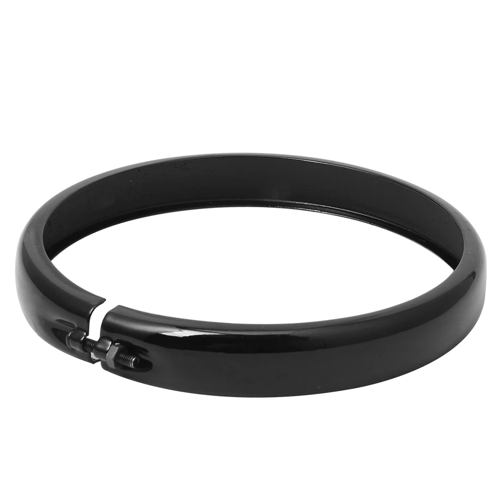 Motorcycle Black 5.75'' Headlight Headlamp Trim Ring For Harley Sportster Iron XL 883 1200 Dyna Softail Street Bob