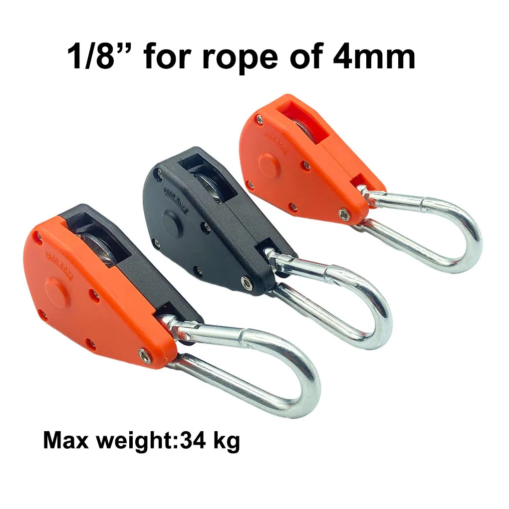 4mm Rope Hook, Camping Tent Tie Down Pulley Hook, Ratchet Outdoor Wheel, Ratchet Wind Rope Buckle Tightener, camping tent accessories camping tent fasteners tent rope tightener tent wind rope hook