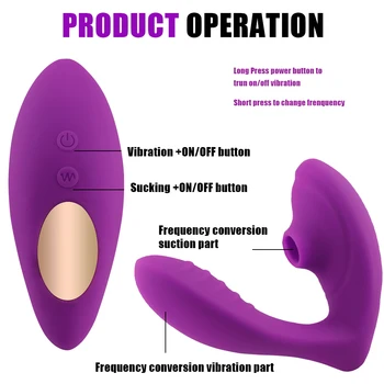 Vagina Sucking Vibrator 10 Speeds Vibrating Sucker Oral Sex Suction Clitoris Stimulator Erotic Sex Toy for Women Sexual Wellness 2
