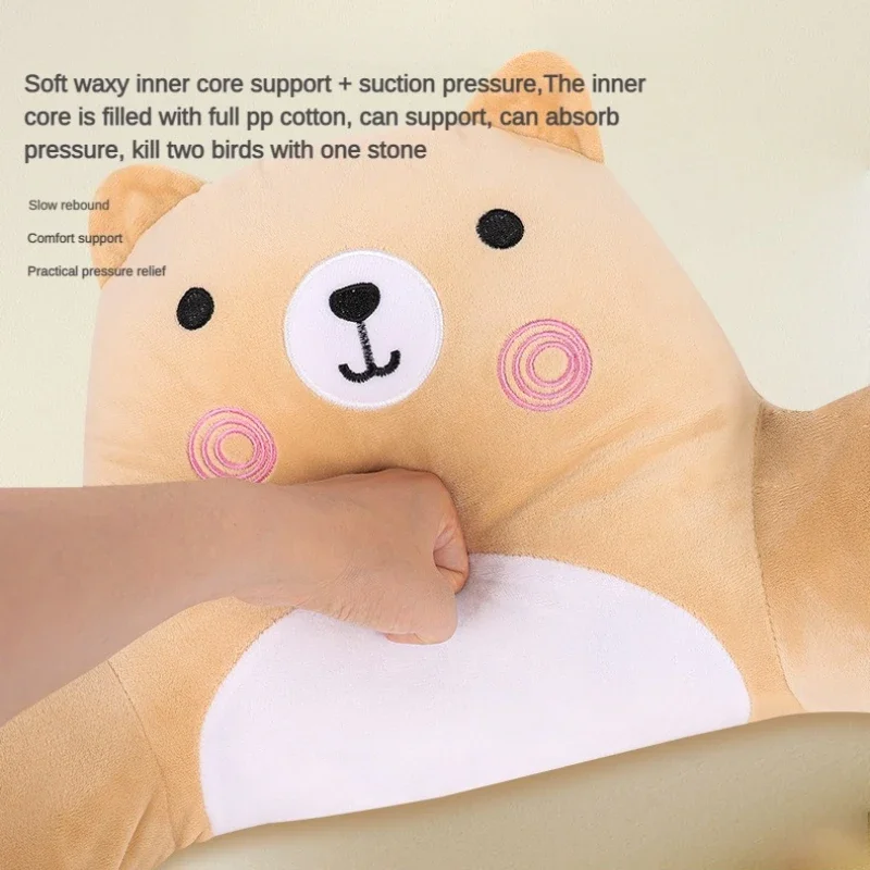 Car Neck Headrest Pillow High-resilience Memory Foam Seat Neck Pillow Breathable Velvet Head and Support for Sleep Car Pillow Car Headrest Memory Foam Pillow Car Neck Pillow