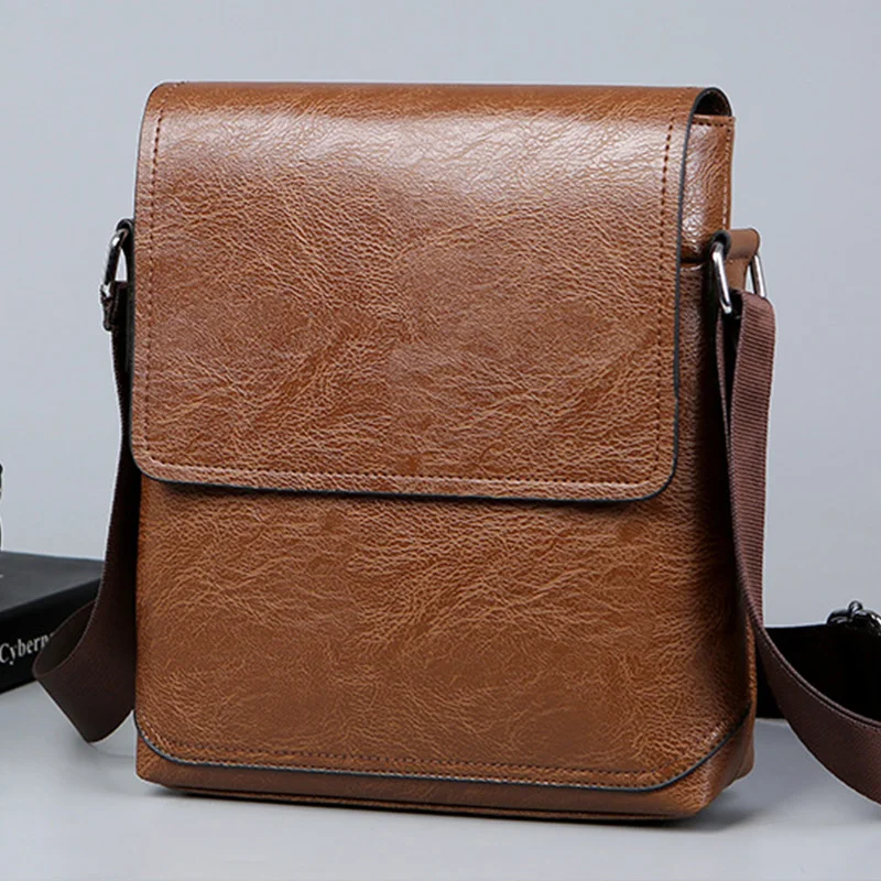 EDC Leather Men's Crossbody Bag that Will Change Your Life • Baggizmo