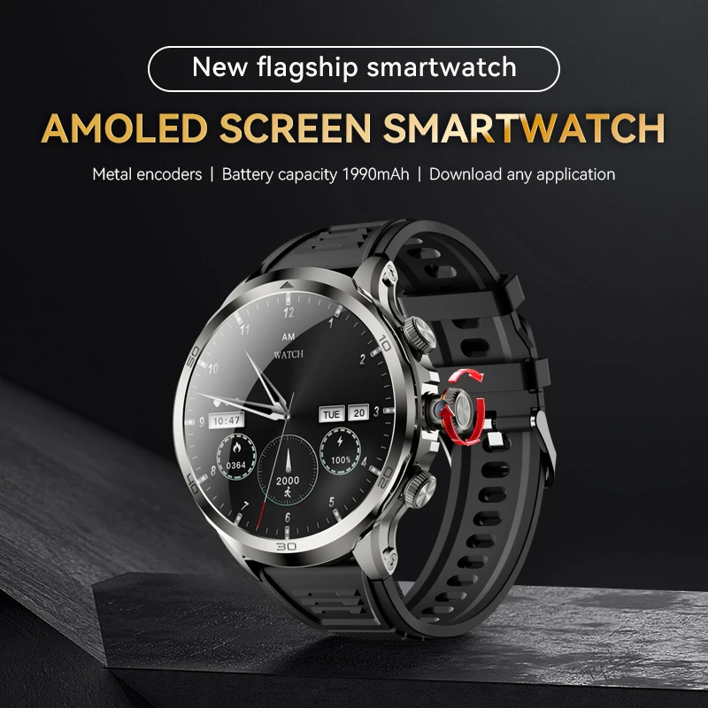 H19 Smart Watch 5G LTE 190° Rotary Camera insert Sim Card Google Play Store App Download GPS WIFI Heart Rate Android Smartwatch 4