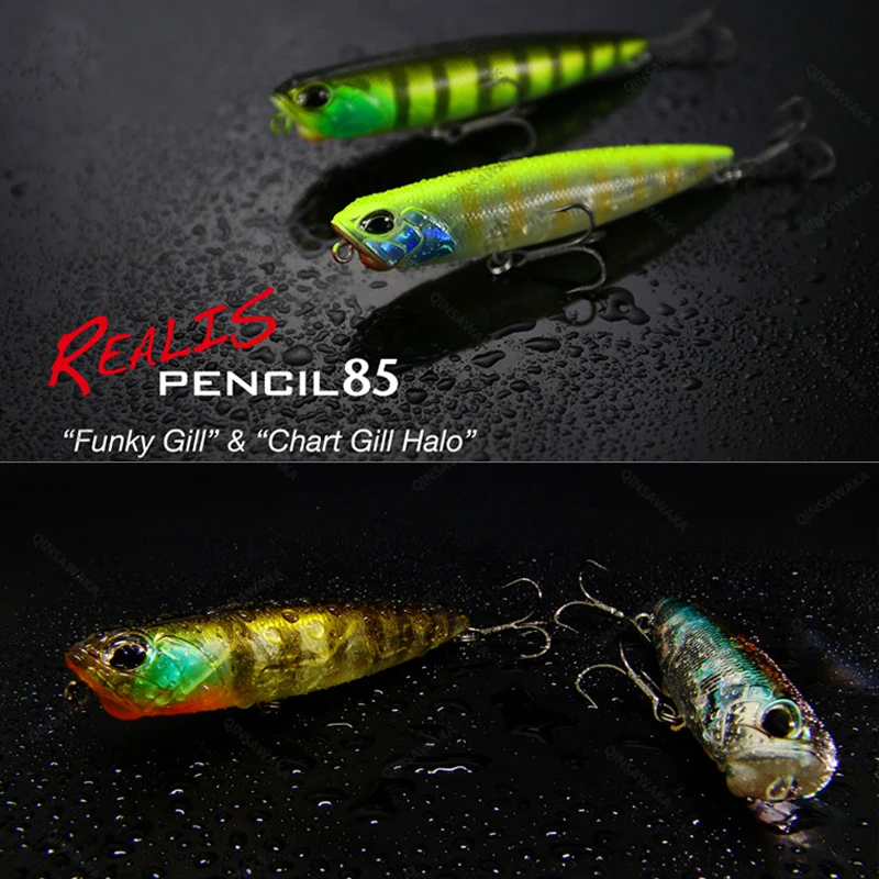 Made In Japan DUO REALIS PENCIL85 85mm Distance TROUT BASS Lure Fishing  Saltwater Tungsten Twitch Jerk Retrieve walking baits