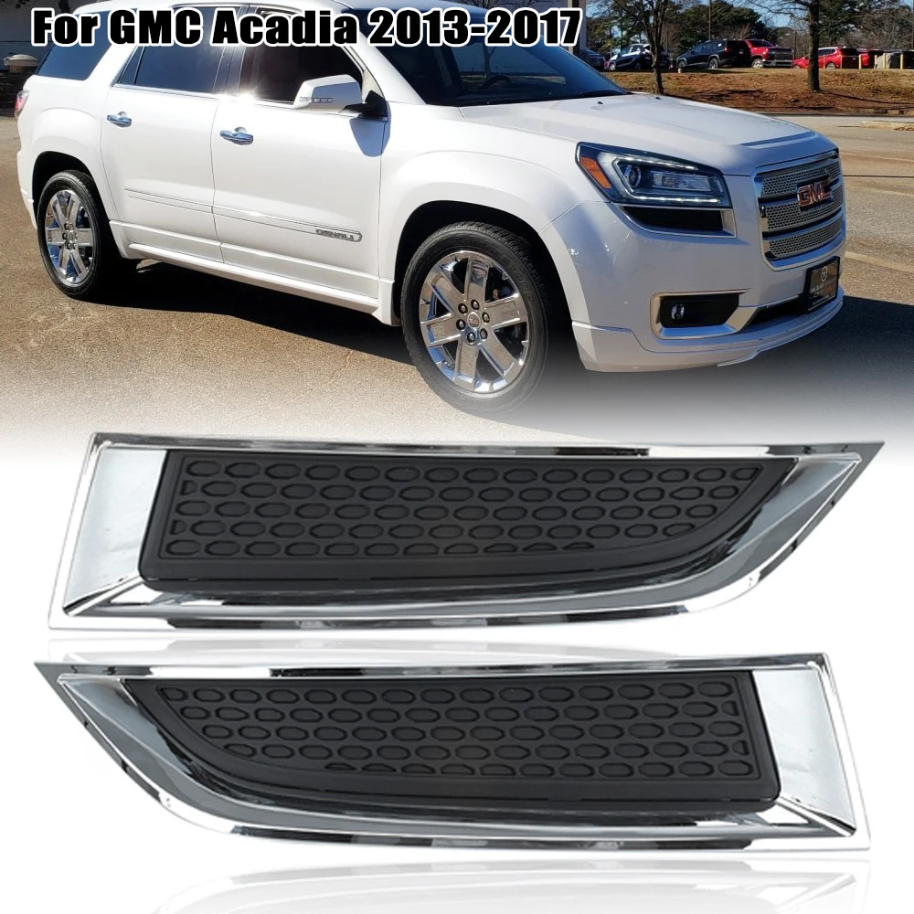 Противотуманная фара для GMC надлежащей длины 2013-2016 2017, передний бампер, противотуманные фары, крышки, рамка, передние фары, решетка, автомобильные аксессуары