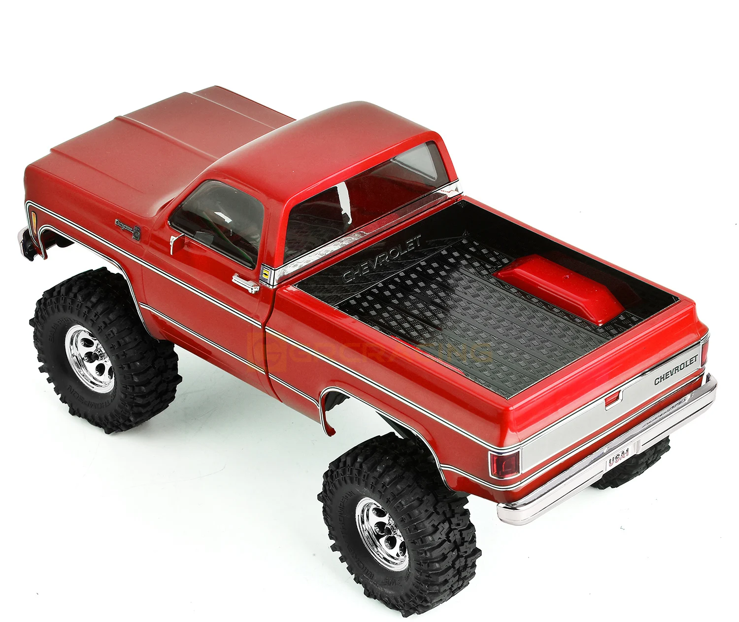 자동차 쉘 보호 시트, 1/18 RC 크롤러 자동차, Traxxas TRX4-M Chevrolet K10 용, 스테인레스 스틸 장식 시트, TRX4M 화물 상자