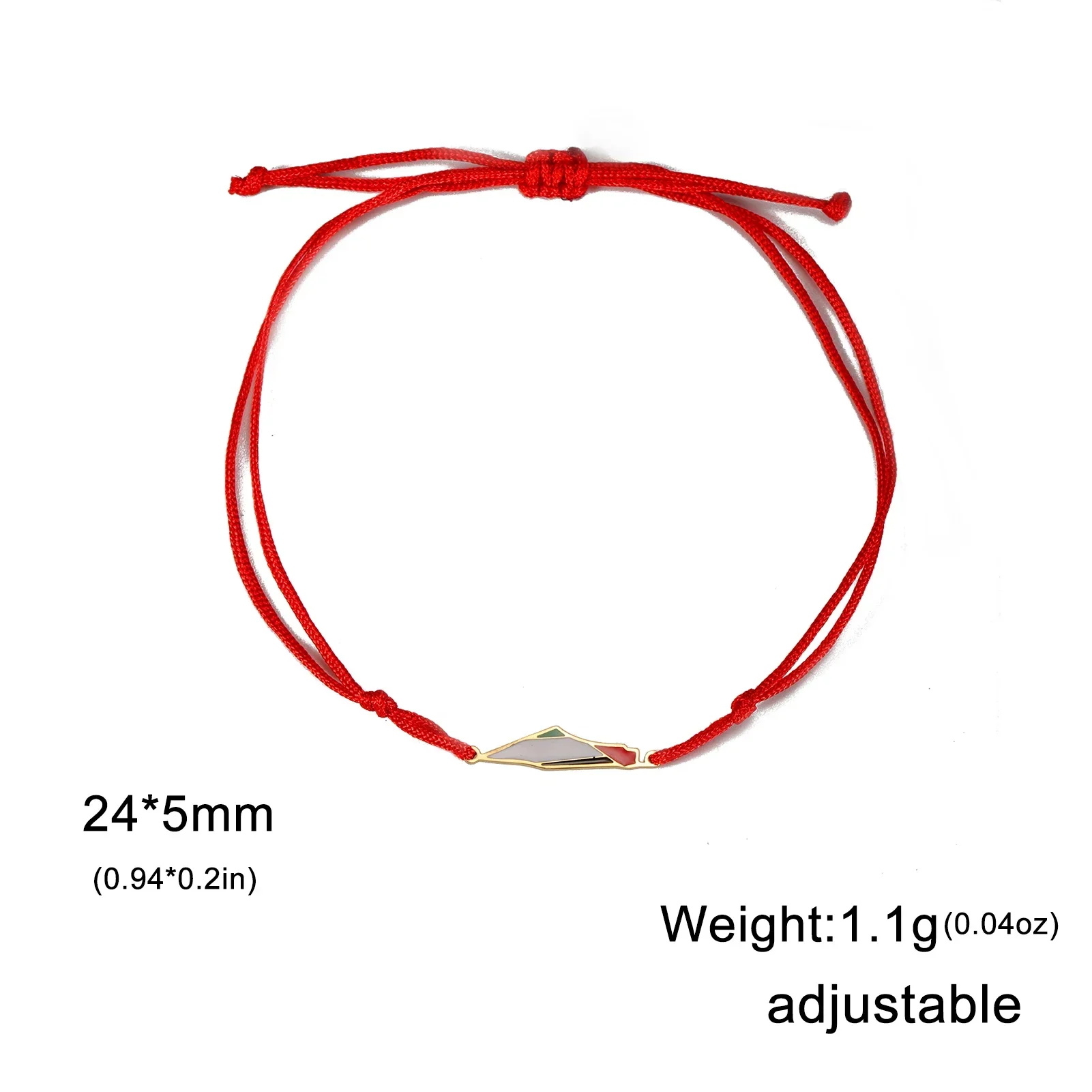 Gioielli Tema Palestina Bracciale Palestina Con Mappa - Acciaio Inox