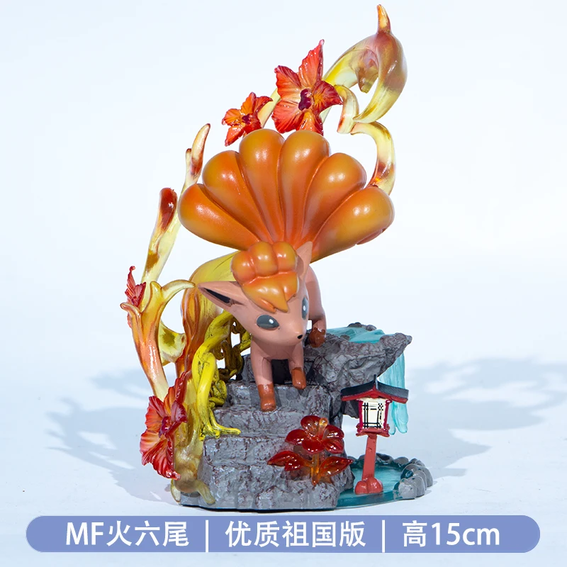 Pokemon Gk Vulpix Lapras Dragonite Gengar Mewtwo Scenari Evolazionali Action Figure Model Toys