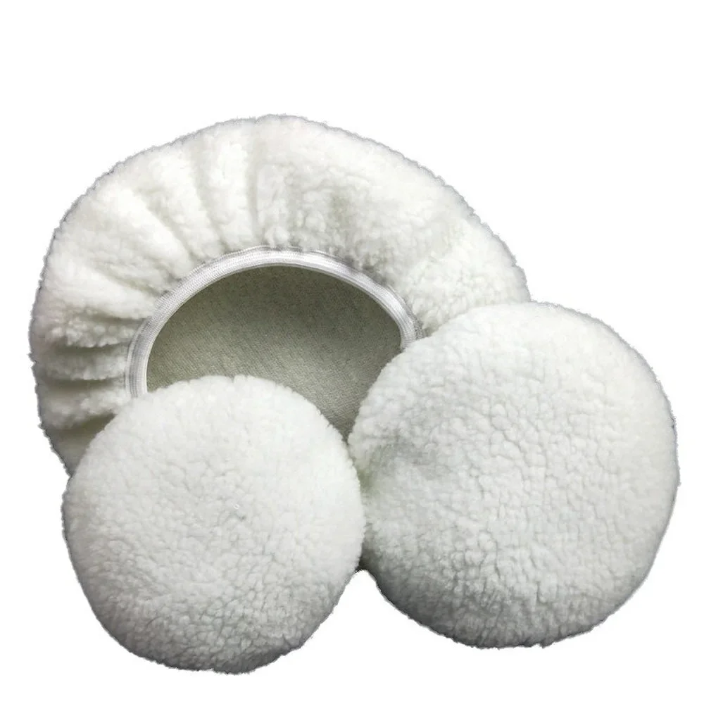 5-6" 7-8" 9-10" Polishing Bonnets Faux Wool Polishing Disc Superfine Fiber Car Waxing Applicator Bonnet Car Cleaning Supplies car cleaning accessories car cleaning tool car waxing pad