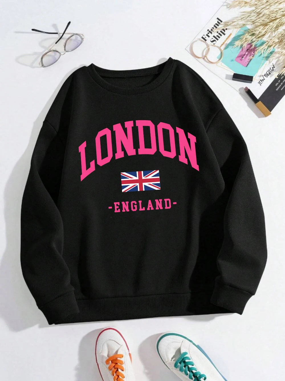    μ    Crewneck Sportswear Y2K     Ǯ ĳ־  Ƿ