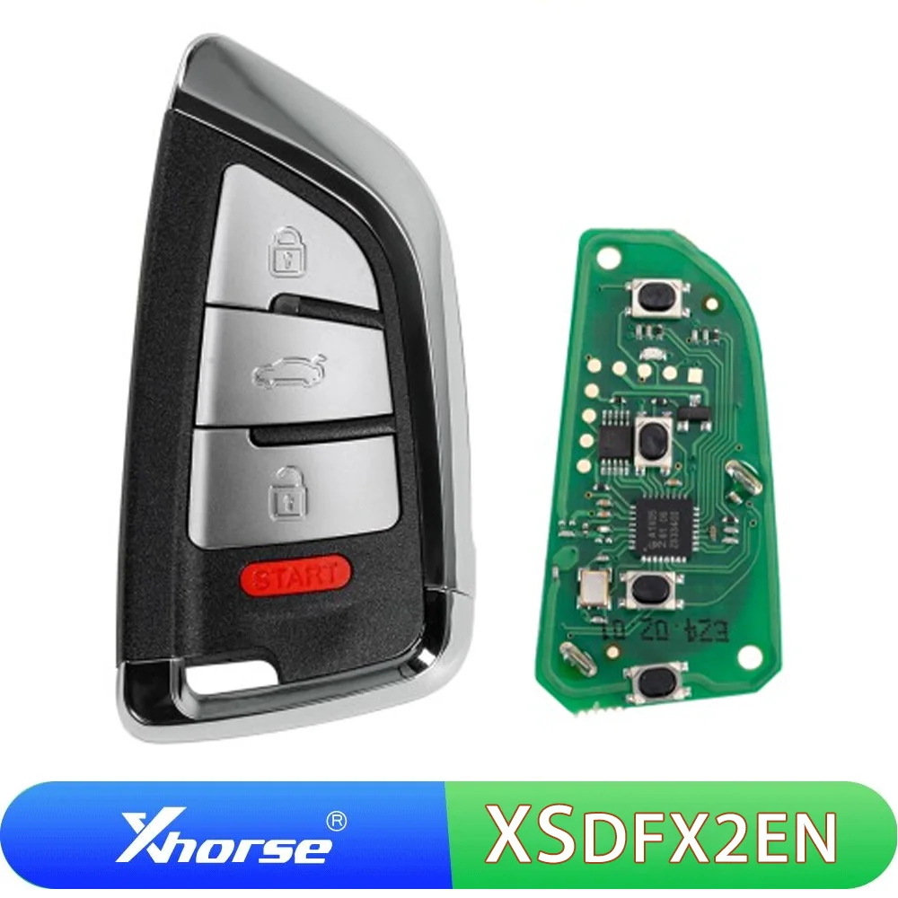 5/10 pcs XSDFX2EN xhorse XS smare stílusú automat Zárkózott VVDI Kés stílusú 4 Szállodai küldönc Univerzális autó kulcs