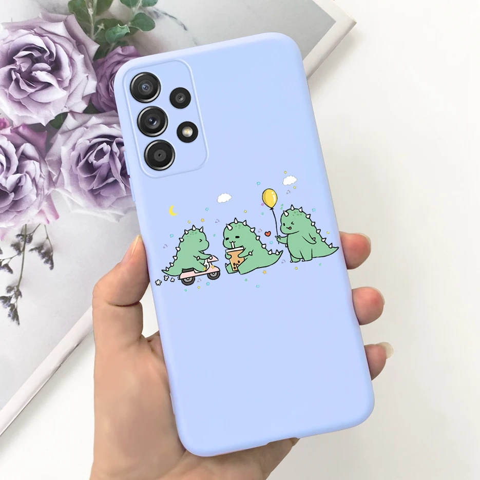 Cute Cartoon Shockproof Soft TPU Phone Case in Pastel Design