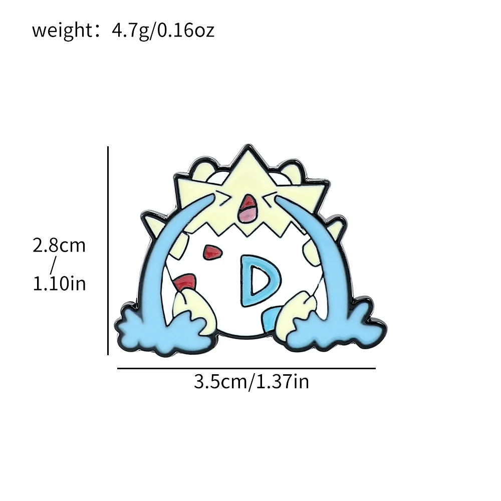 Charming Cartoon Character Enamel Lapel Pins - Aesthetic Accessories