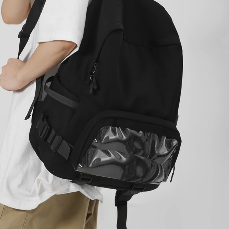 Trendy and Practical Daypack for Students School Bag for Women Nylon Backpack Students Laptop Backpack