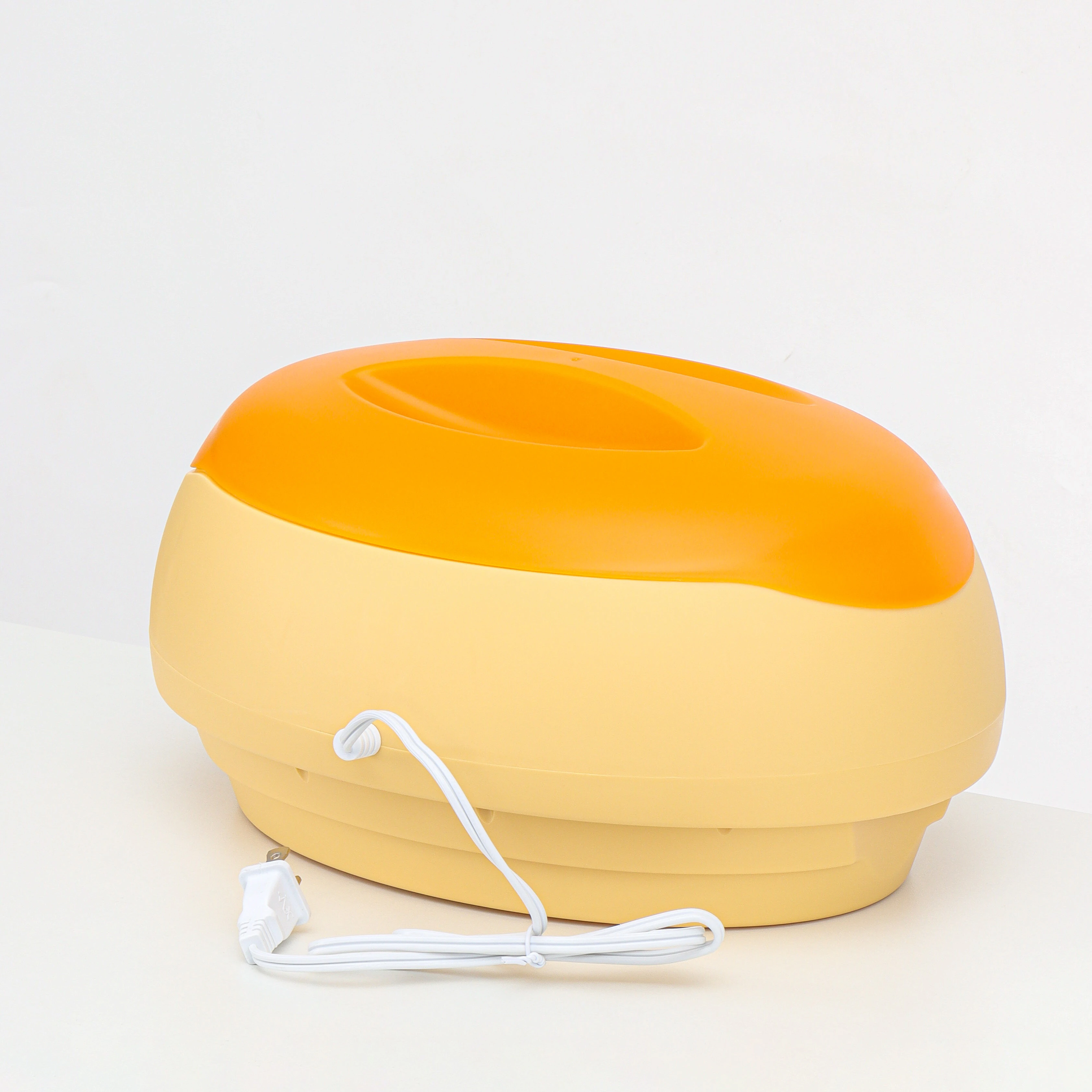 Orange Covered Electric Wax Heater Big Hand & Feet Machine Body Depilatory Hair Removal Tool for Face for Home & Salon Use