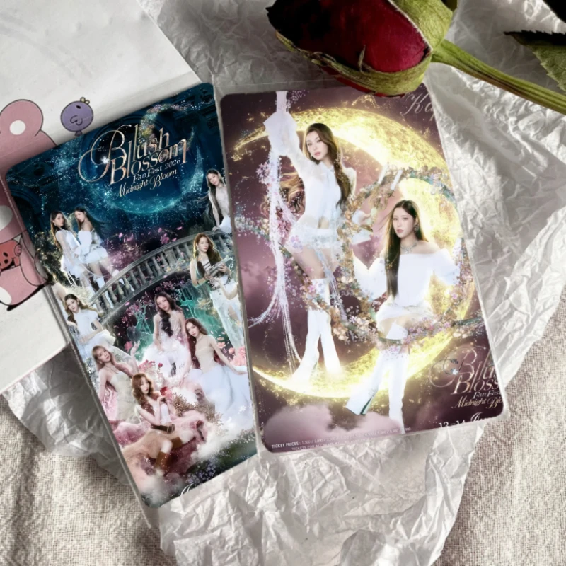 2PC/SET 중복 없는 타이 블러쉬 블라썸 콘서트 2026 Namtanfilm Milklove Emibonnie Viewmim 양면 3인치 8.4*5.6cm 프린트 카드
