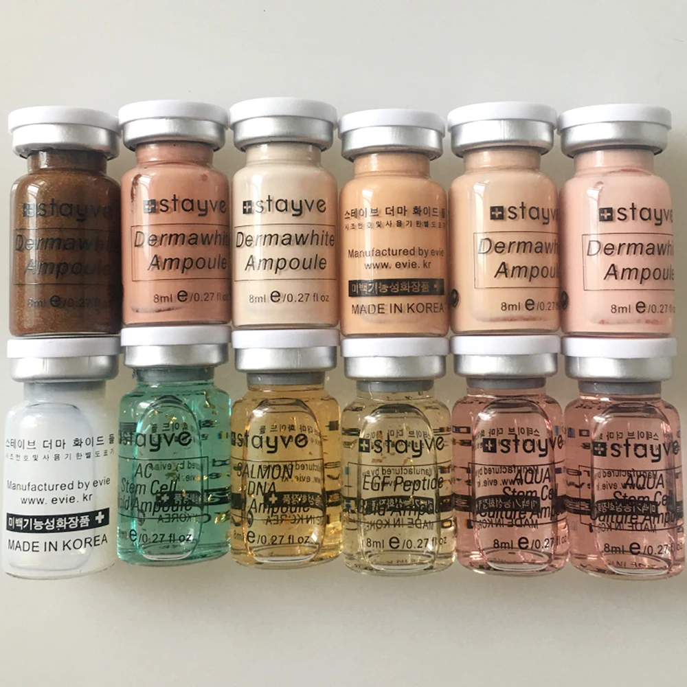 12PCS Original Stayve BB Cream Glow Kit Niacinamide/Peptide Foundation Serum Moisturize Antioxidant Sunscreen Face Skin Care 3