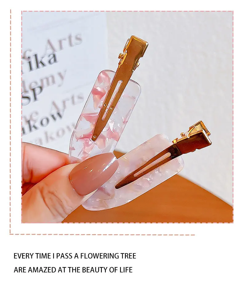 Description Picture 3 of item2/3/4pcs Seamless Hair Side Clips Makeup Hair Edge Clip Women Girls Styling Barrette Sweet Cute Bangs Headdress Hair Style Tools