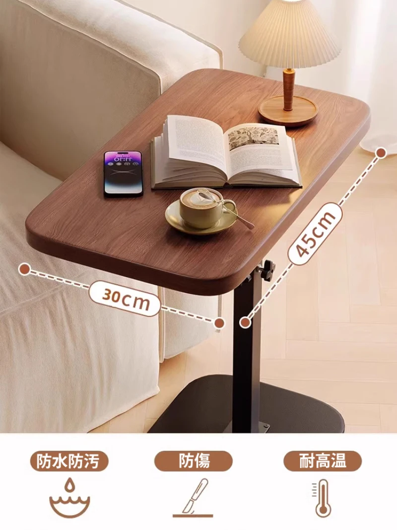 Coffee Table Home side table bedside rack liftable coffee table sofa side small living room bedroom tea