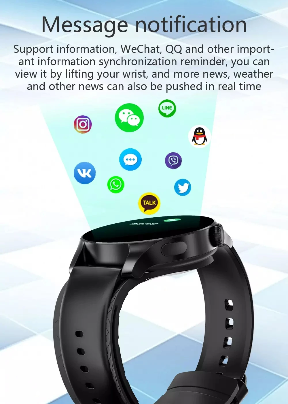 Smart Watch ES09 Accurately Air Pump Blood Pressure Measurement Big Font Body Temperature Heart Rate IP67 Waterproof Smartwatch