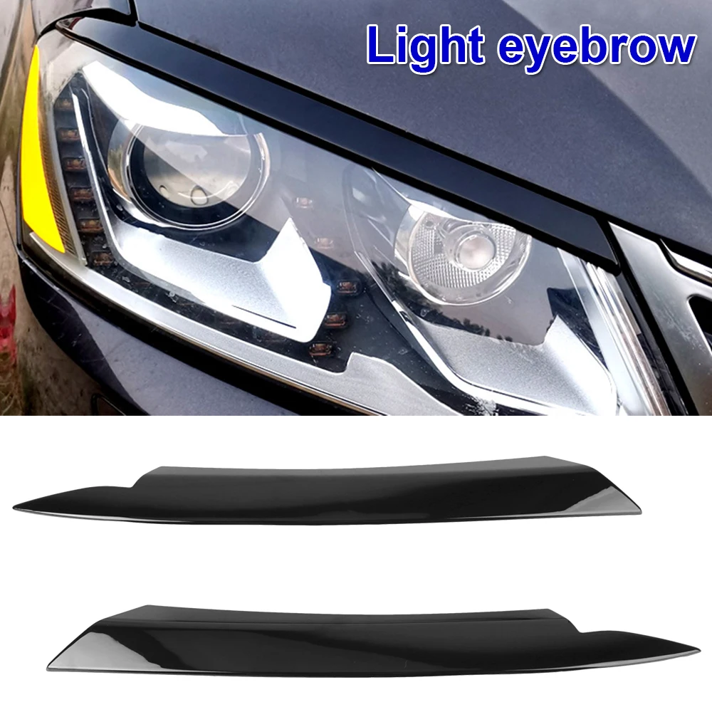 Auto Scheinwerfer Abdeckung Aufkleber Abdeckung Scheinwerfer Augenbraue Für Volkswagen für Passat B7 Augenlid Abdeckung Trim 2 stücke Auto styling