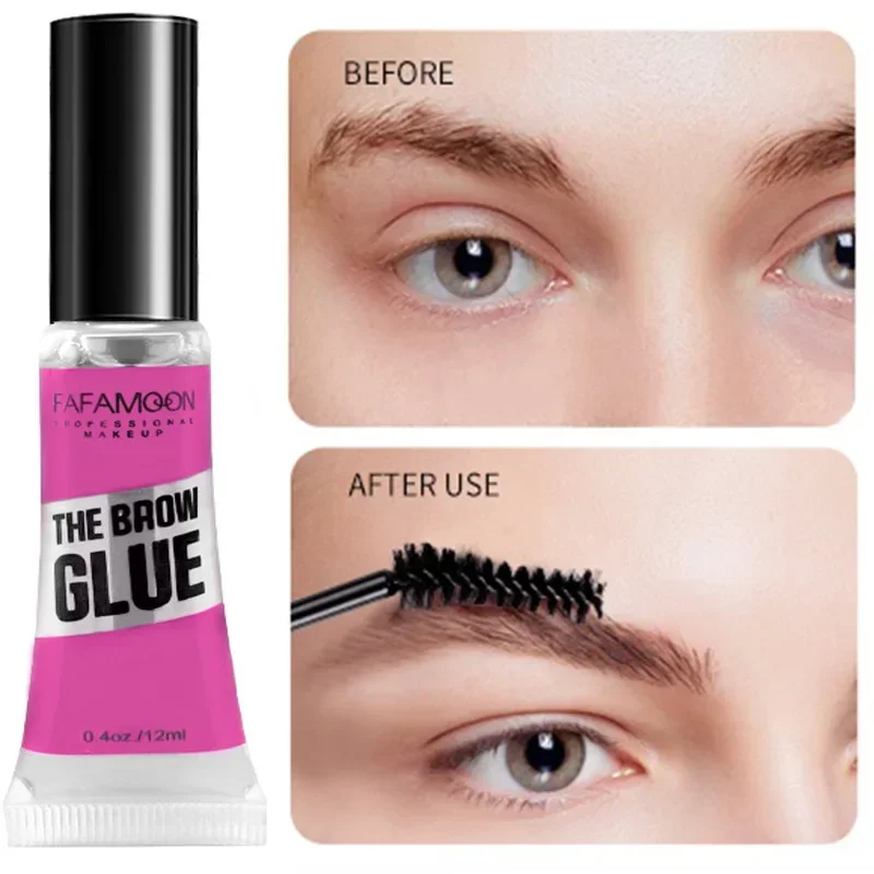 Waterproof Eyebrow Styling Wax Makeup Quick-drying Lasting Brow Pomade Setting Natural Transparent Stereo Wild Eyebrow Gel Soap