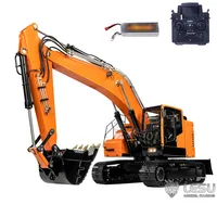 RTR LESU ET26L 1/14 RC Hydraulic Excavator Metal Machine Model Remote Control 2 Arms Digger Painted Assembled Lights Toy TH23048 2