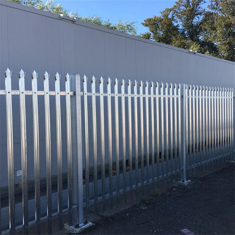 easily assembled w style galvanized steel palisade fencing price 5