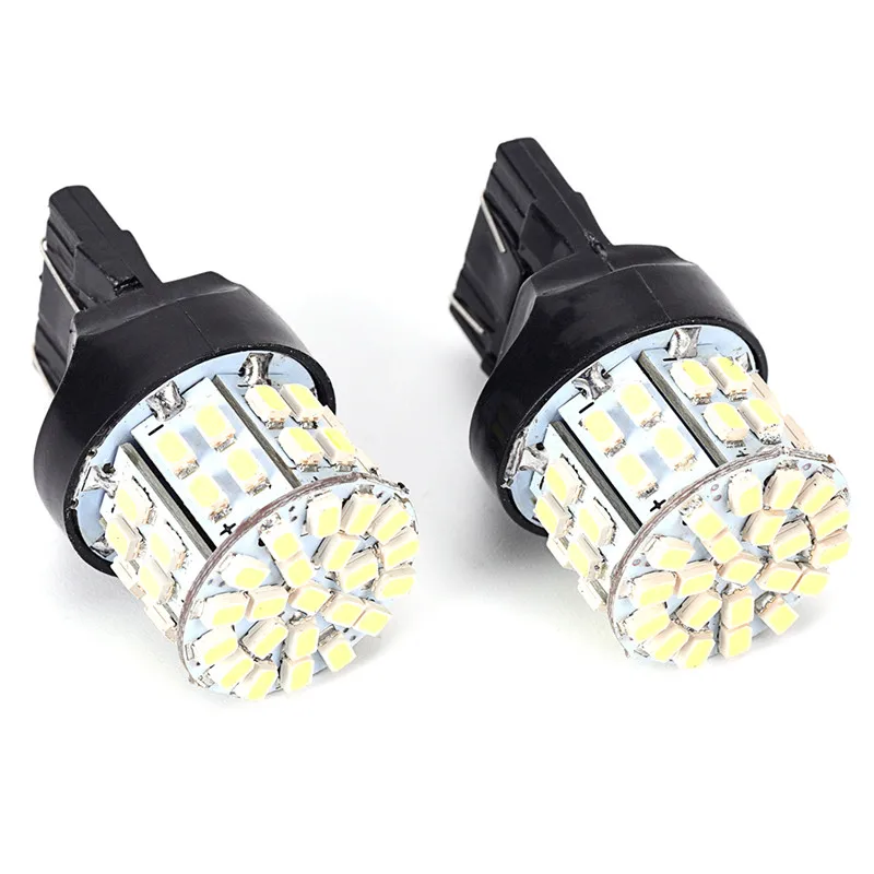 1Pc Super Bright T20 7443 W21/5W 1206 50Smd Car Tail Turn Braket Parking Led Lamp