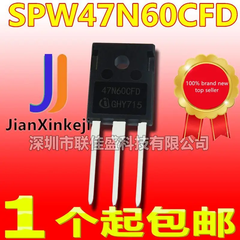 

10 шт., 100% оригинальная новая фотовспышка, SPW47N60CFD 47N60CFD 47A/650V TO-247 FET