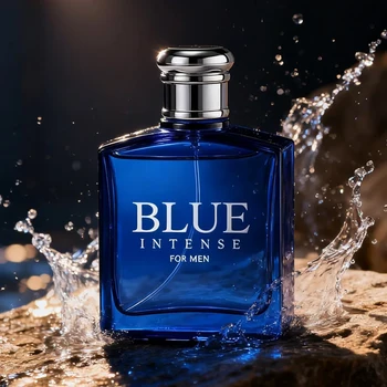 BLUE CHARM Eau de Parfum Spray 3.4 Ounce / 100 Ml Multi-Layered Fragrance Aromatic Fragrance for Men Men's EDP Perfumes Fruit 1