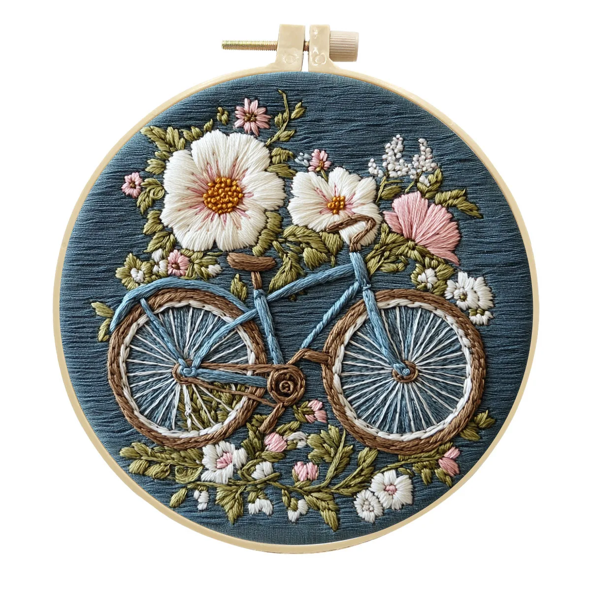 Bike & Flower Embroidery Kit 5