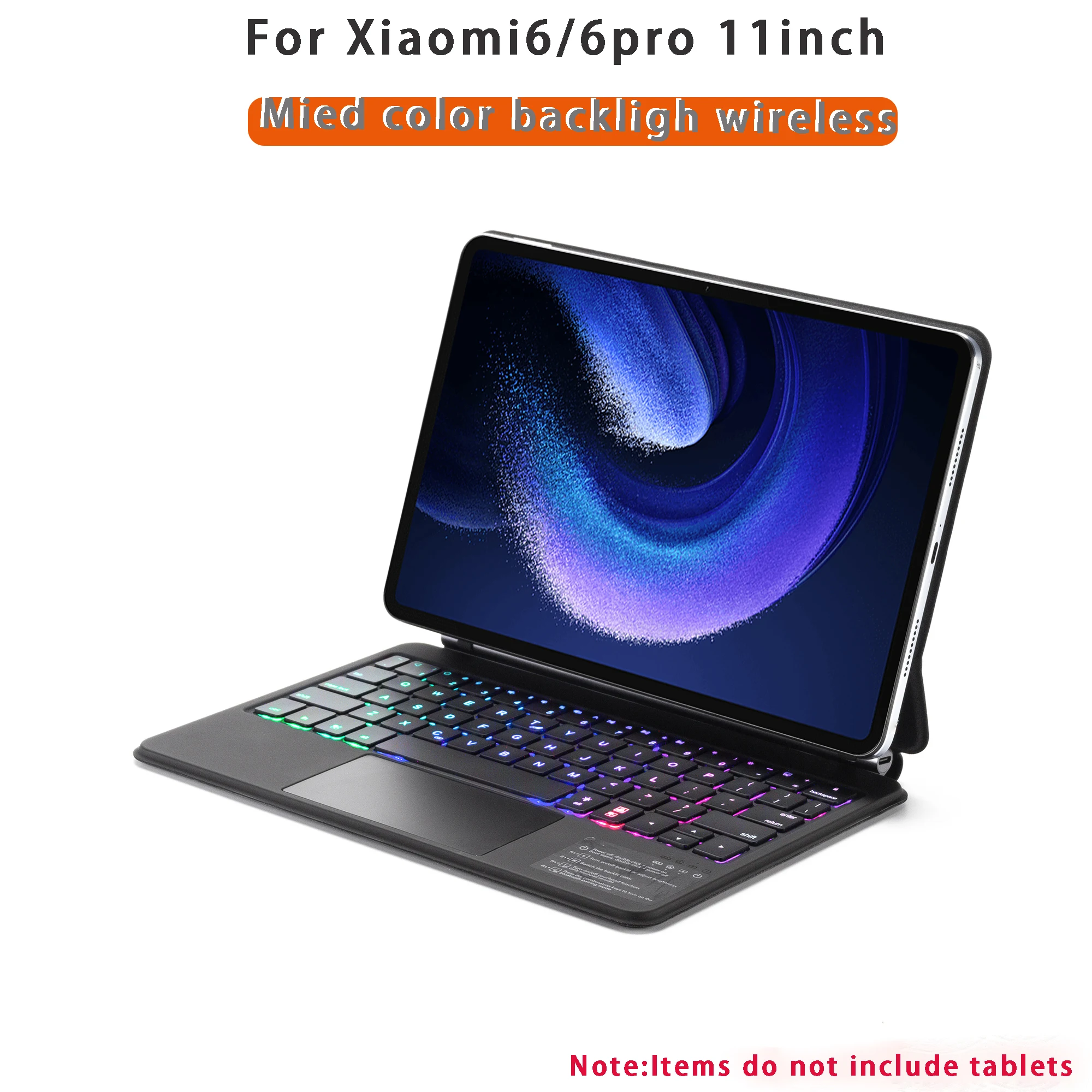 Trackpad Keyboard For Xiaomi Mi Pad 6 Pro Smart Magic Keyboard Case For Xiaomi Pad 6 TouchPad Magnetic Cover Touch Tablet Case