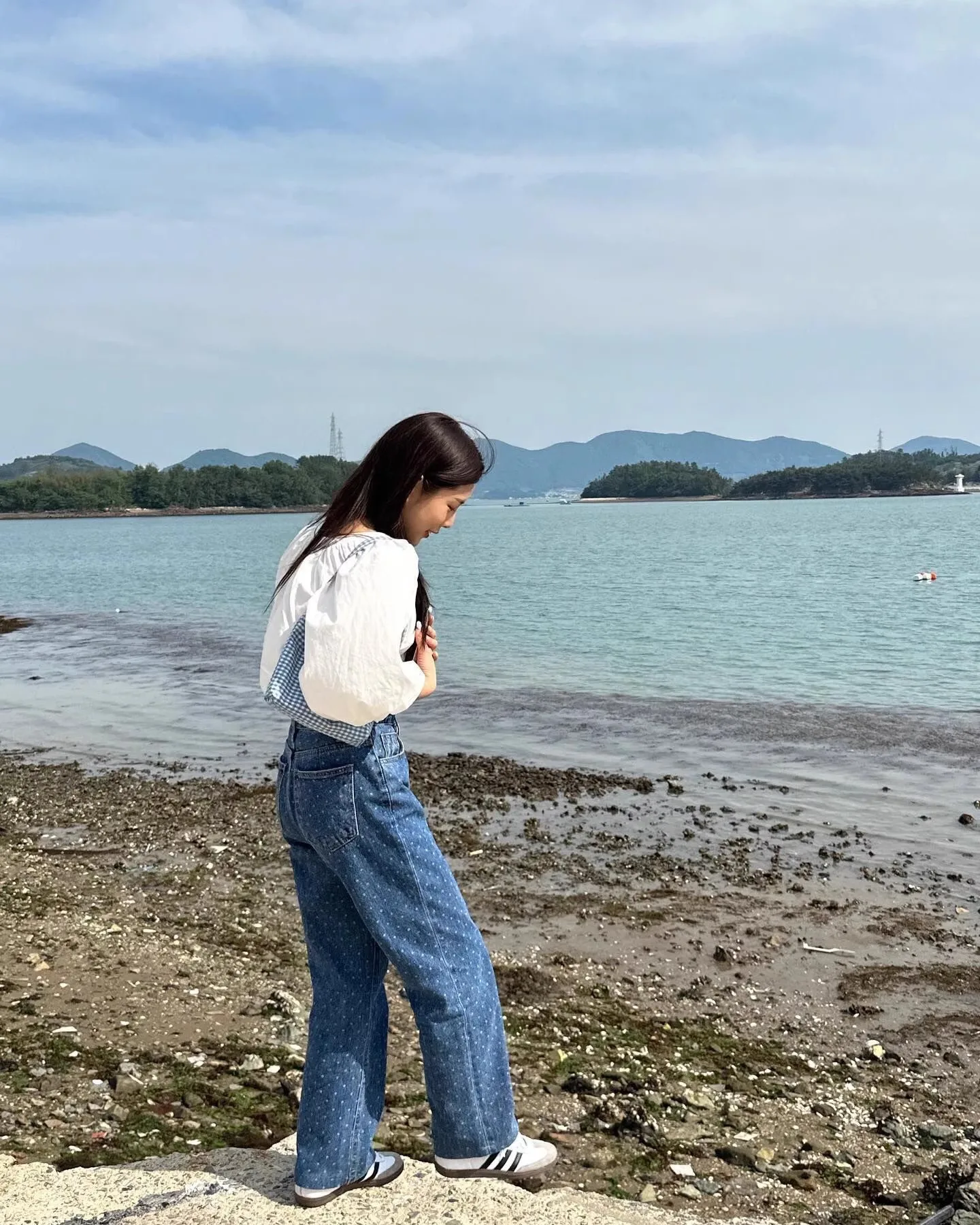 2024 New South korea   Candy Color New Plaid Pattern Mother Plaid One Shoulder Underarm Bag Waterproof All-match...