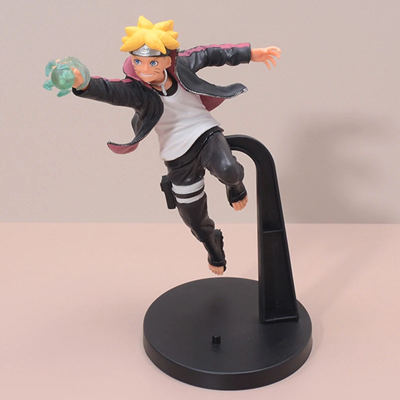 18cm Anime Naruto Action Figure Rasengan Naruto Uzumaki Boruto Father Son Fighting Figurine PVC Collectible Model Toy Kid Gift