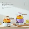 220V 1L Electric Health Preserving Pot Glass Water Boiling Kettle Teapot Fruit Tea Dessert Cooking Pot Multi Cooker 2