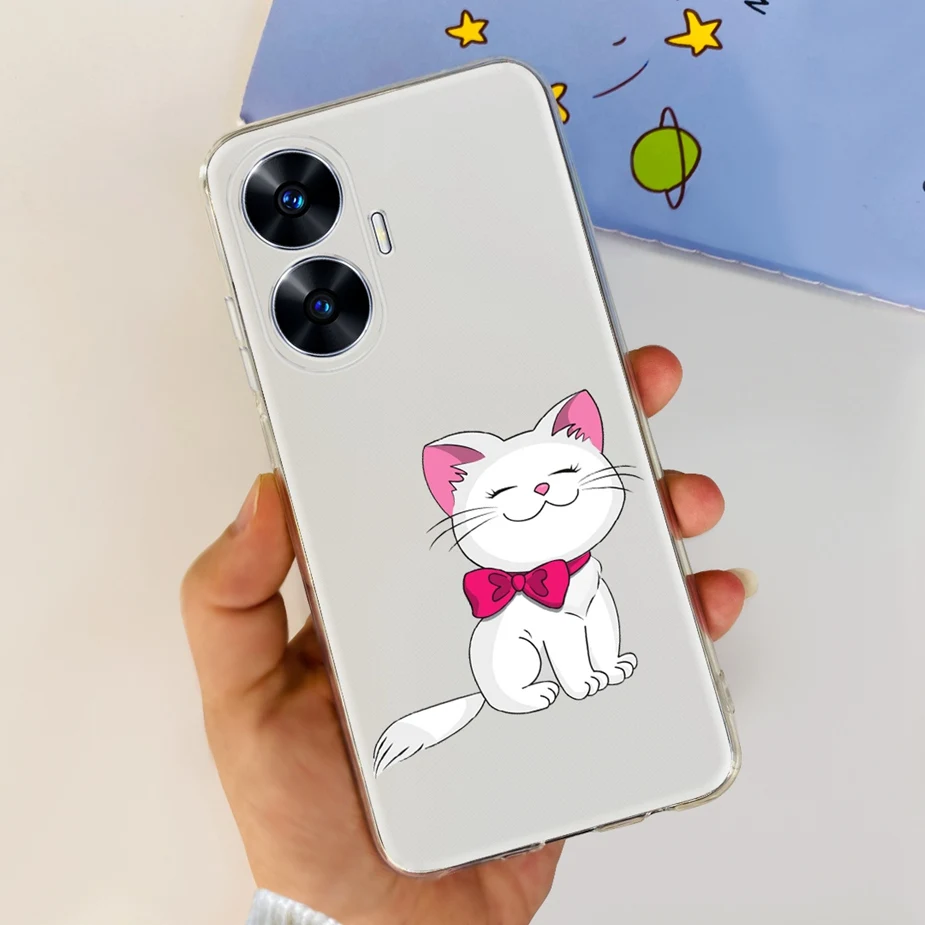 Cute Cosmonaut Painted Soft TPU Phone Case - Stylish Back Cover  Capa