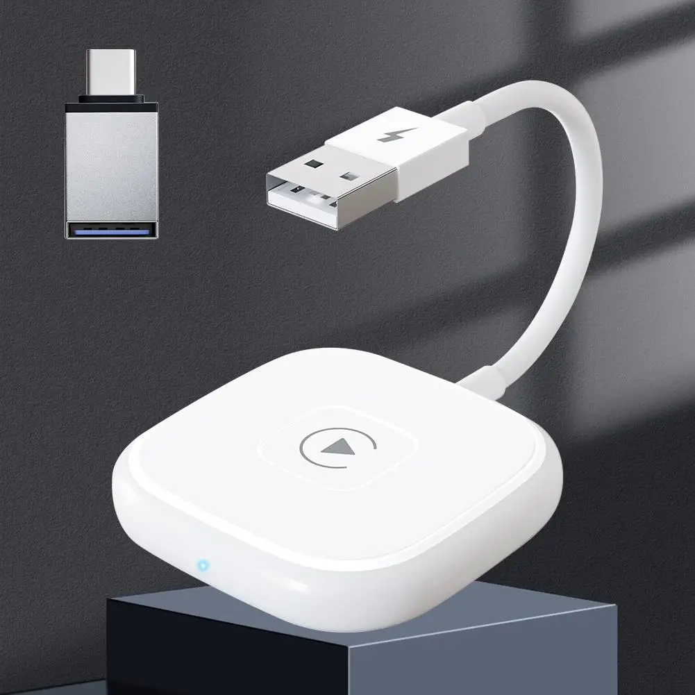 

Беспроводной адаптер, совместимый с Carplay, с беспроводным адаптером, подключи и работай, для автомобильной навигации, аксессуары для звонков