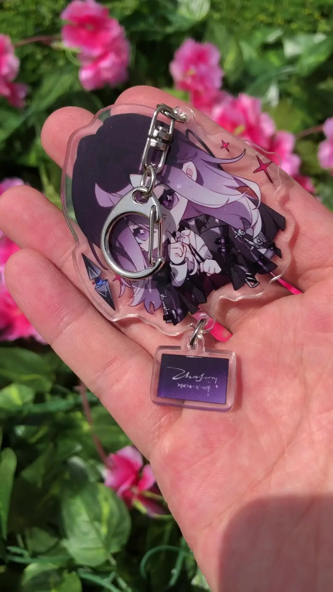Game Path to Nowhere ZOYA Shalom Langley Keychain Cosplay